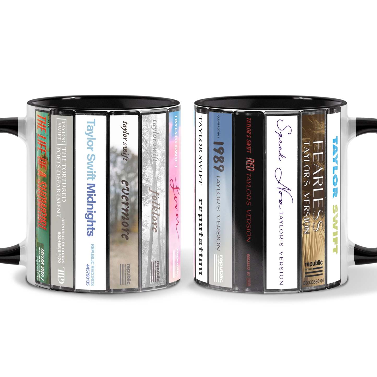 Taylor Swift Albums Collection Accent Mug (Taylor's Version)
