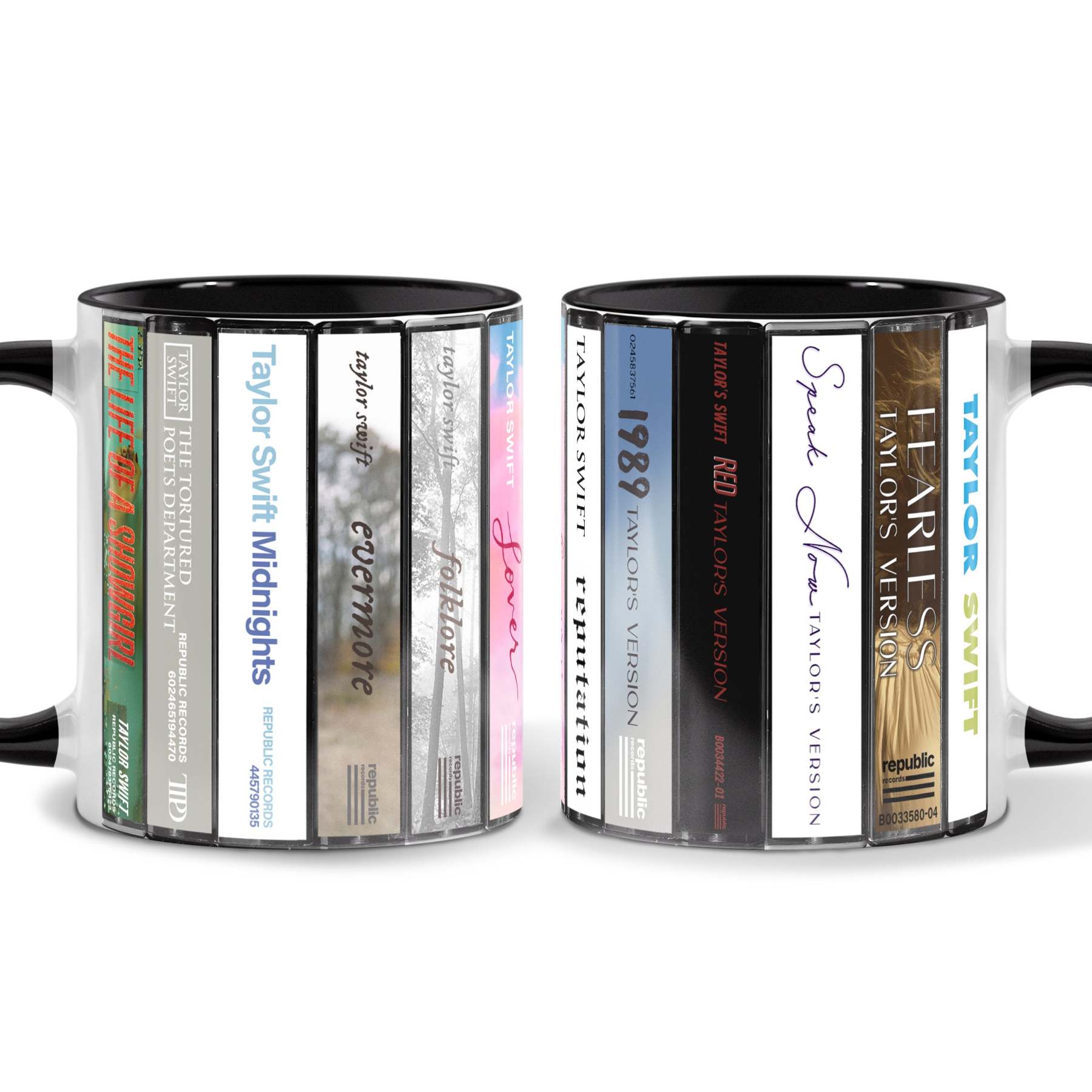 Taylor Swift Albums Collection Accent Mug (Taylor's Version)