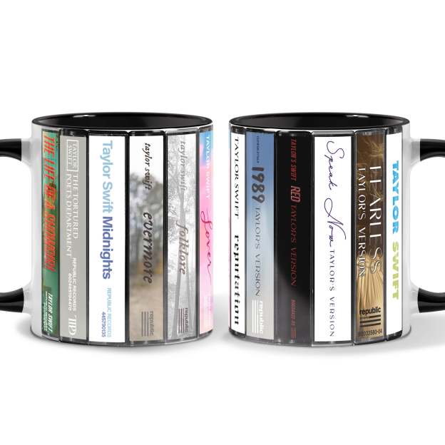Taylor Swift Albums Collection Accent Mug (Taylor's Version)
