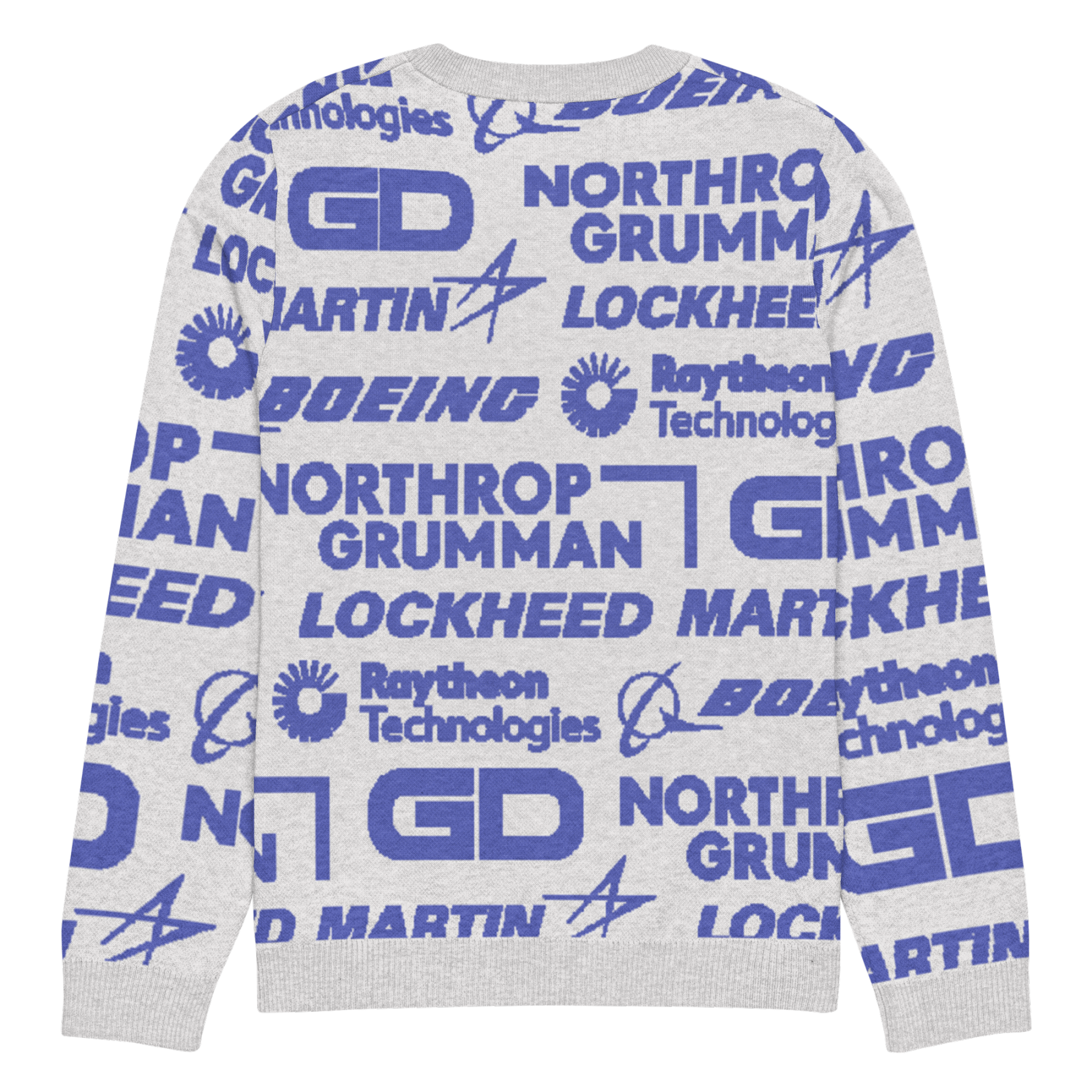 Military Industrial Complex Knit Sweater.