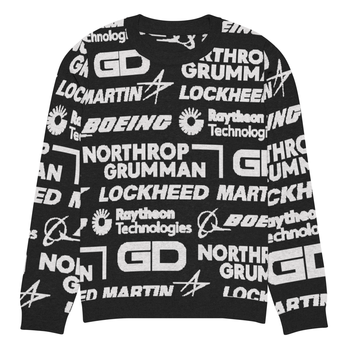 Military Industrial Complex Knit Sweater.