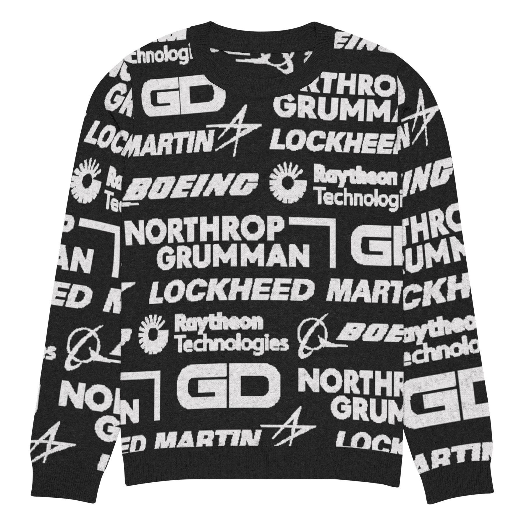 Military Industrial Complex Knit Sweater.