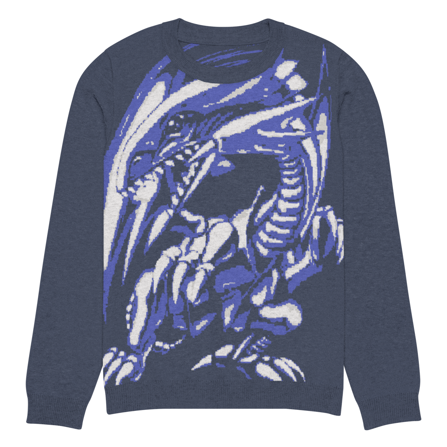 Blue Eyes, White Dragon Knit Sweater.