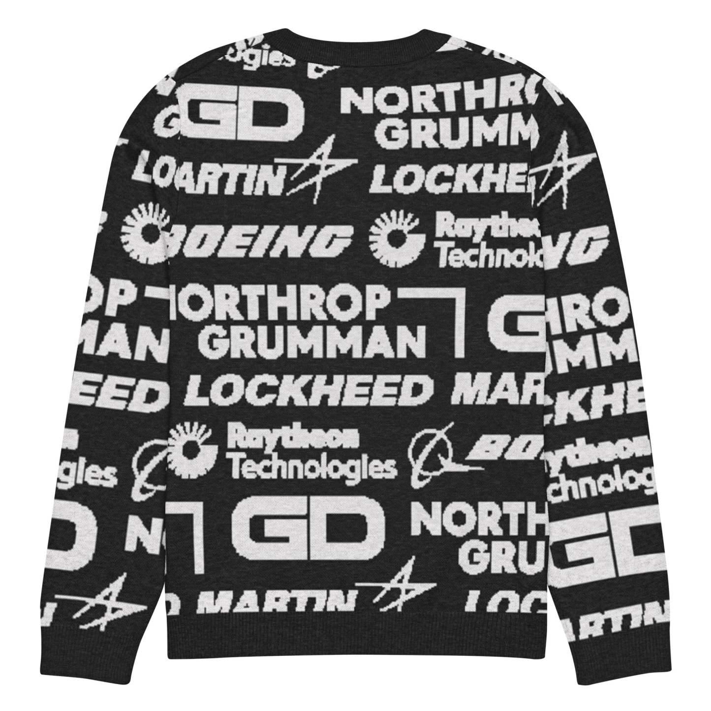 Military Industrial Complex Knit Sweater.