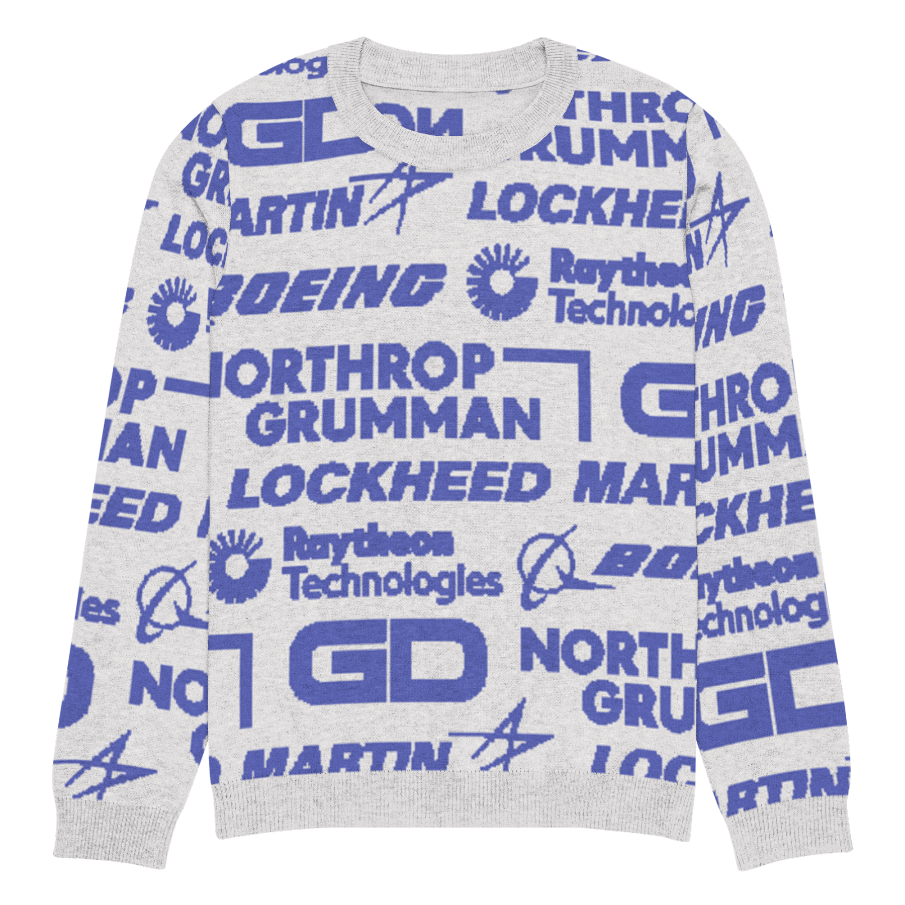 Military Industrial Complex Knit Sweater.