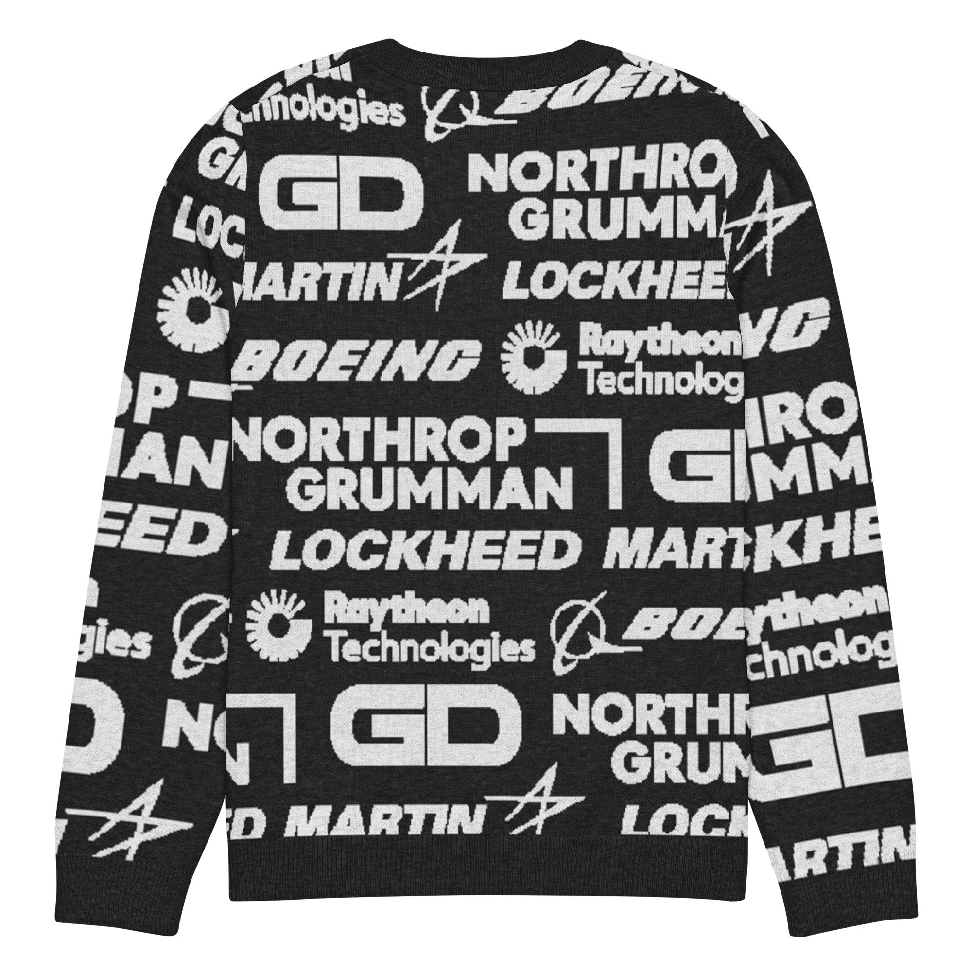 Military Industrial Complex Knit Sweater.