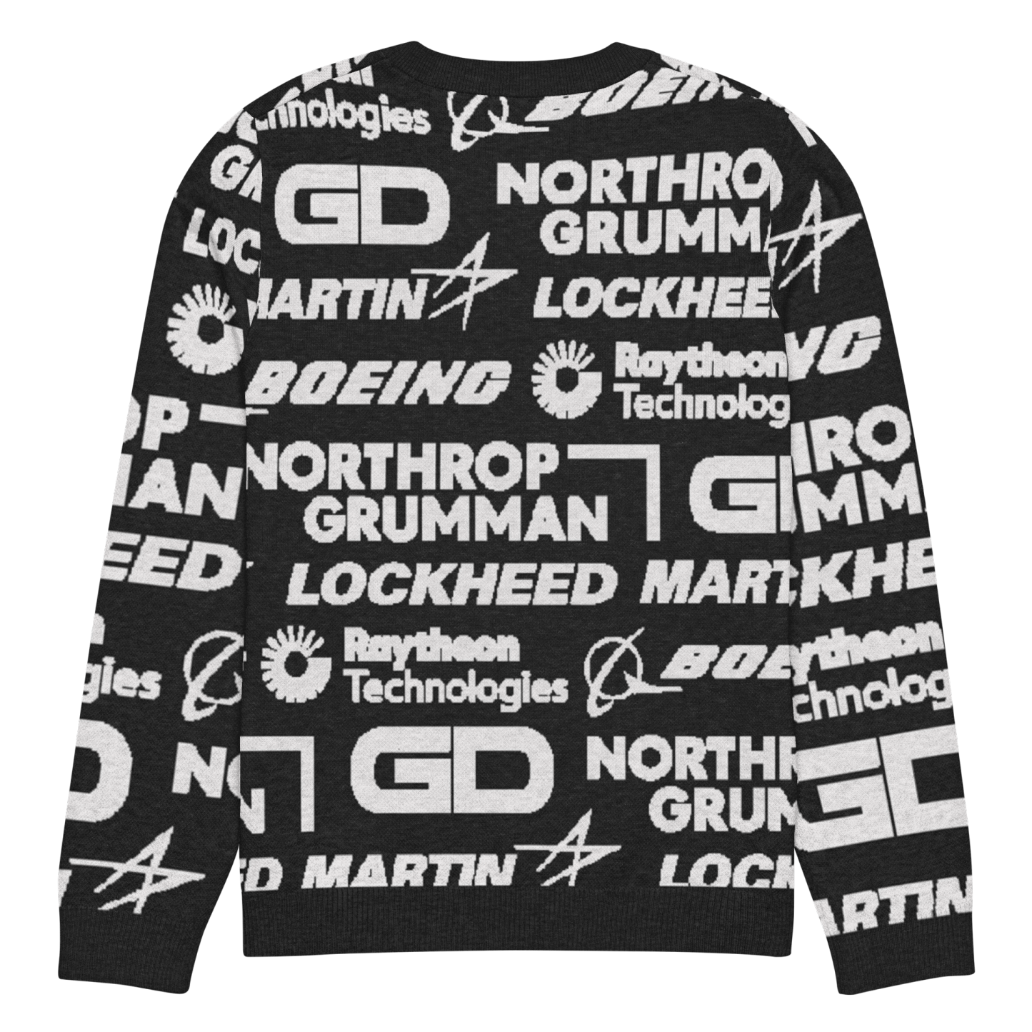 Military Industrial Complex Knit Sweater.