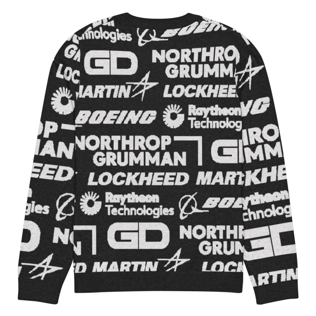 Military Industrial Complex Knit Sweater.