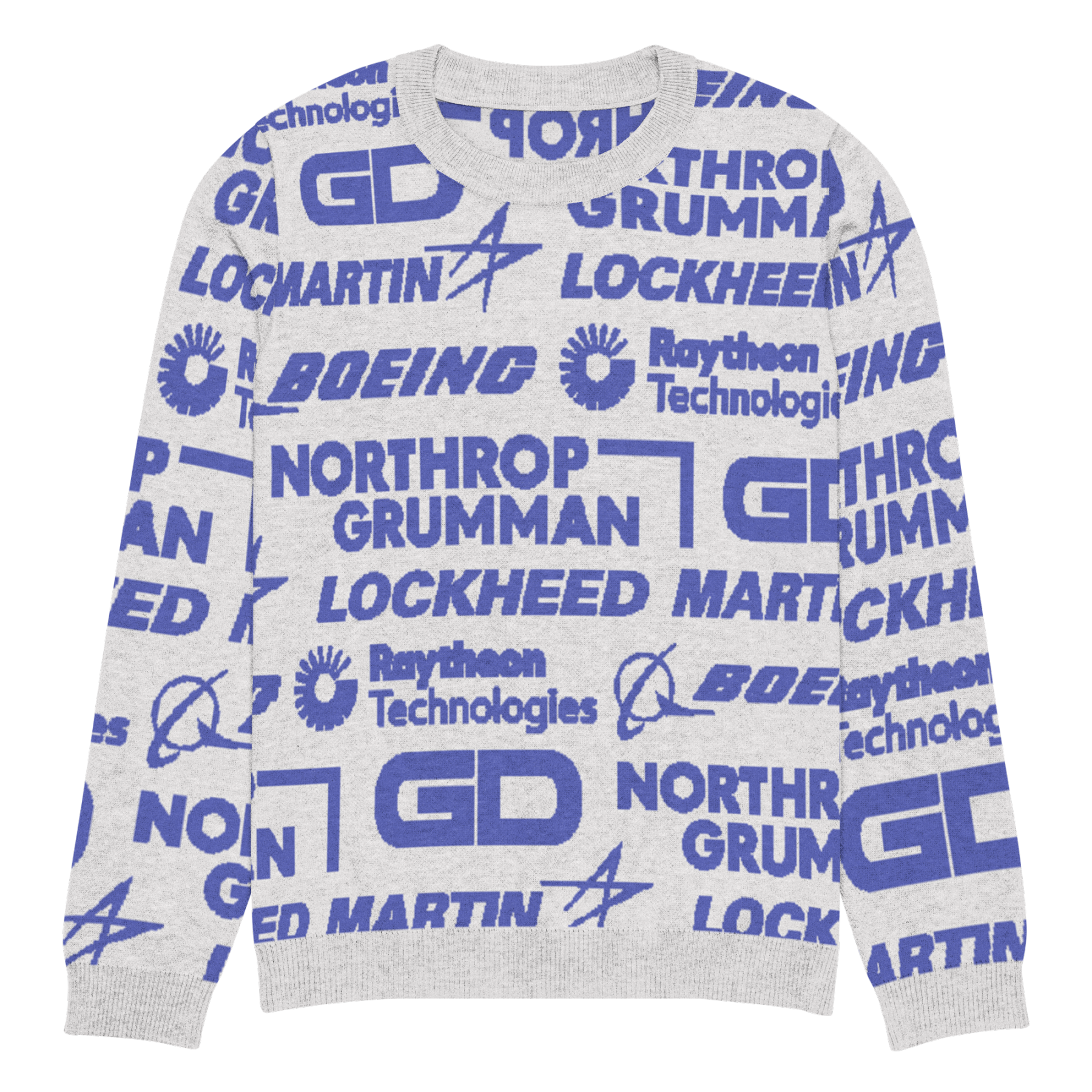 Military Industrial Complex Knit Sweater.