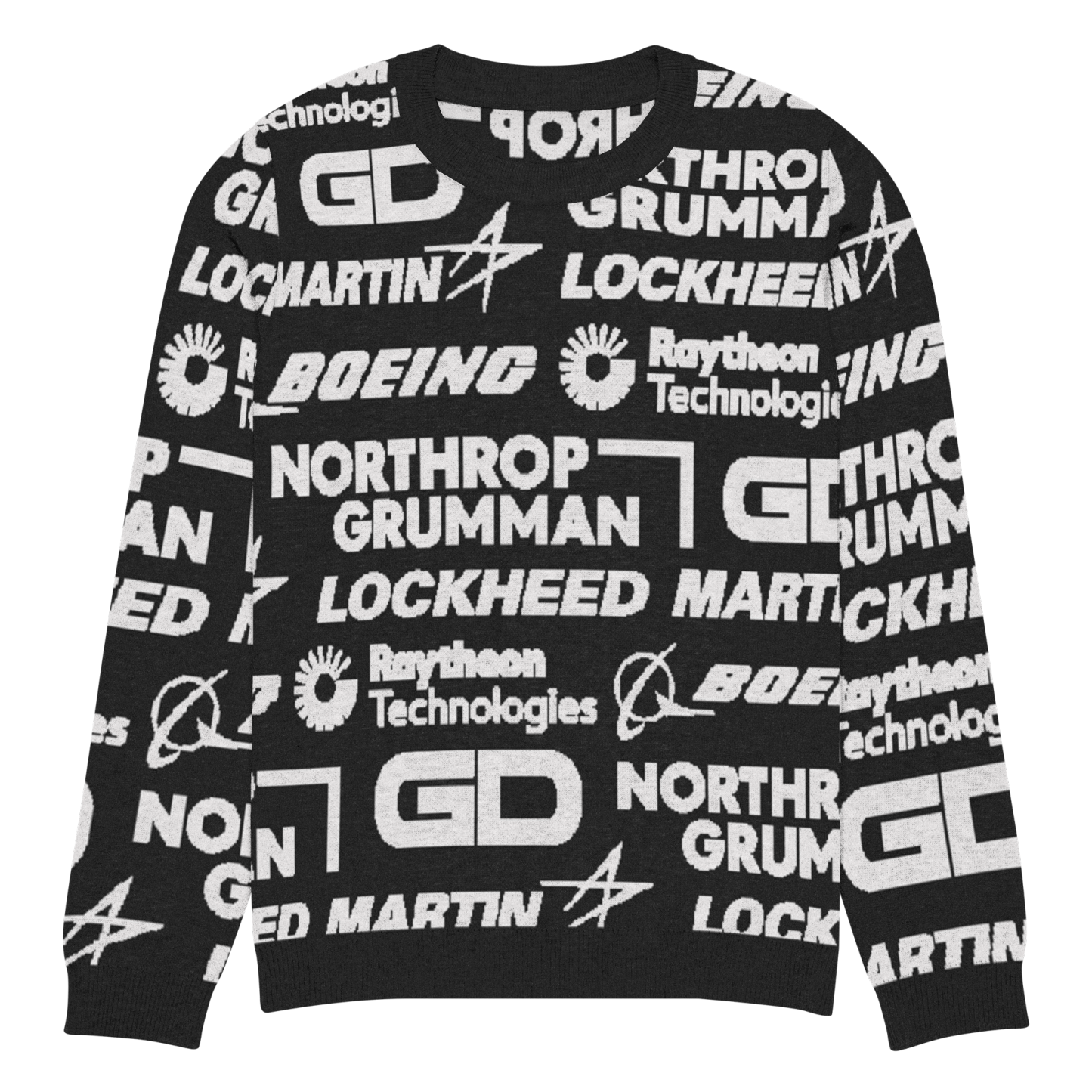 Military Industrial Complex Knit Sweater.