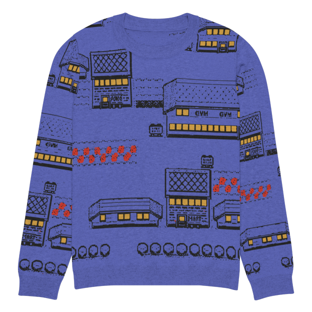 Cerulean City At Night Knit Sweater