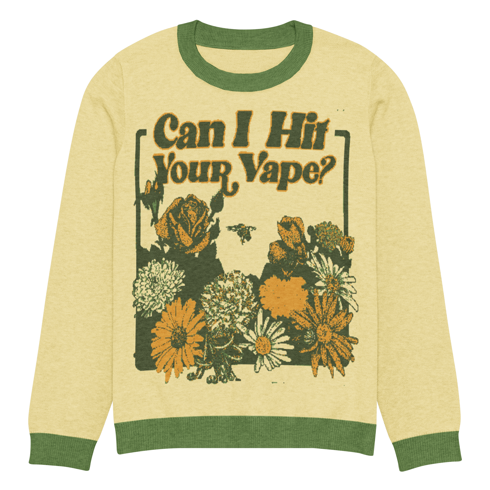 Can I Hit Your Vape Knitted Sweater.