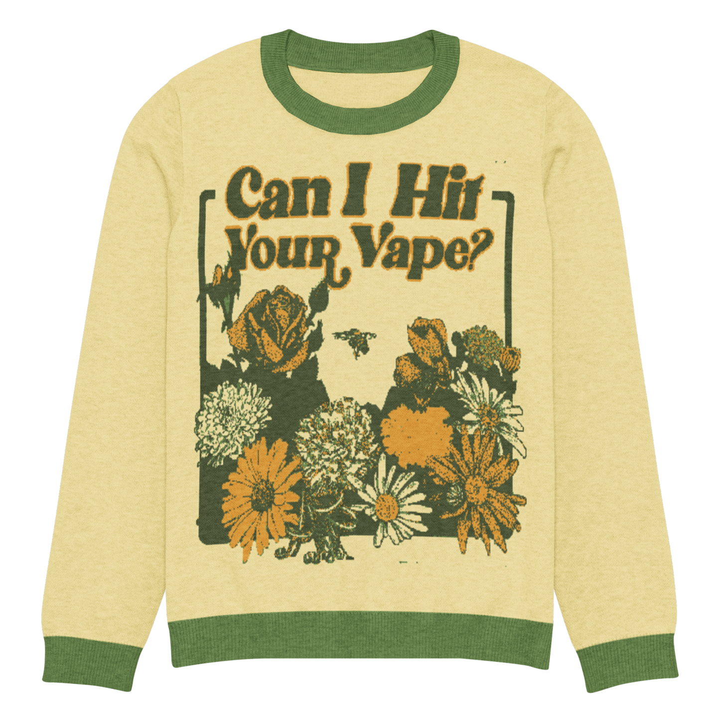 Can I Hit Your Vape Knitted Sweater.