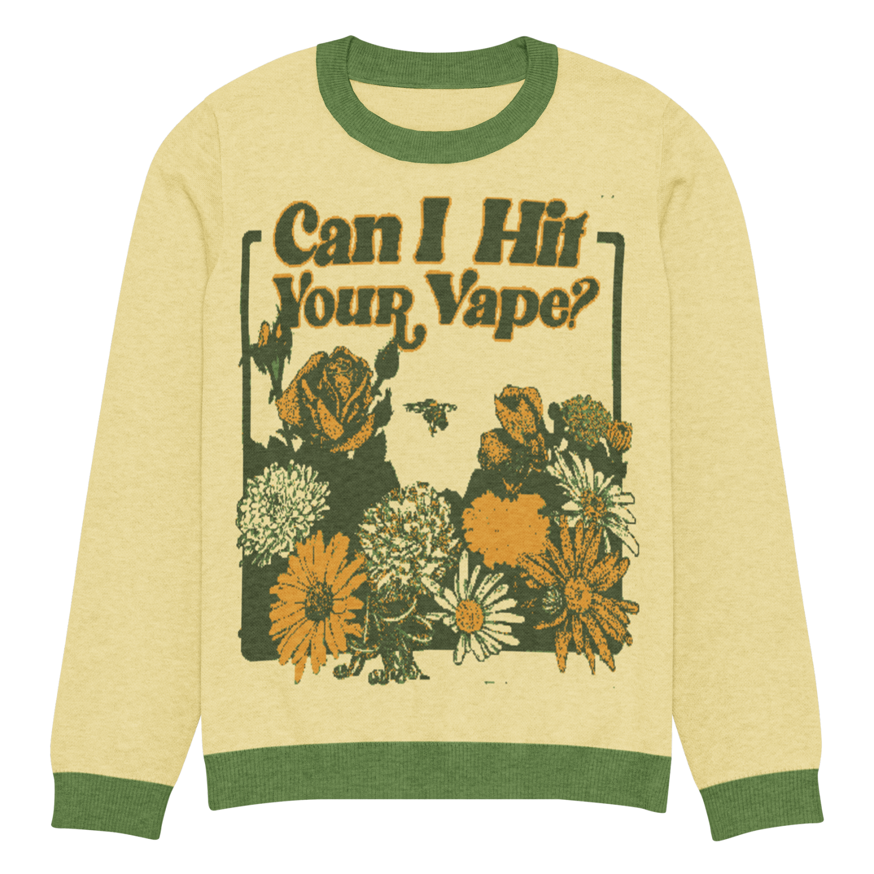 Can I Hit Your Vape Knitted Sweater.
