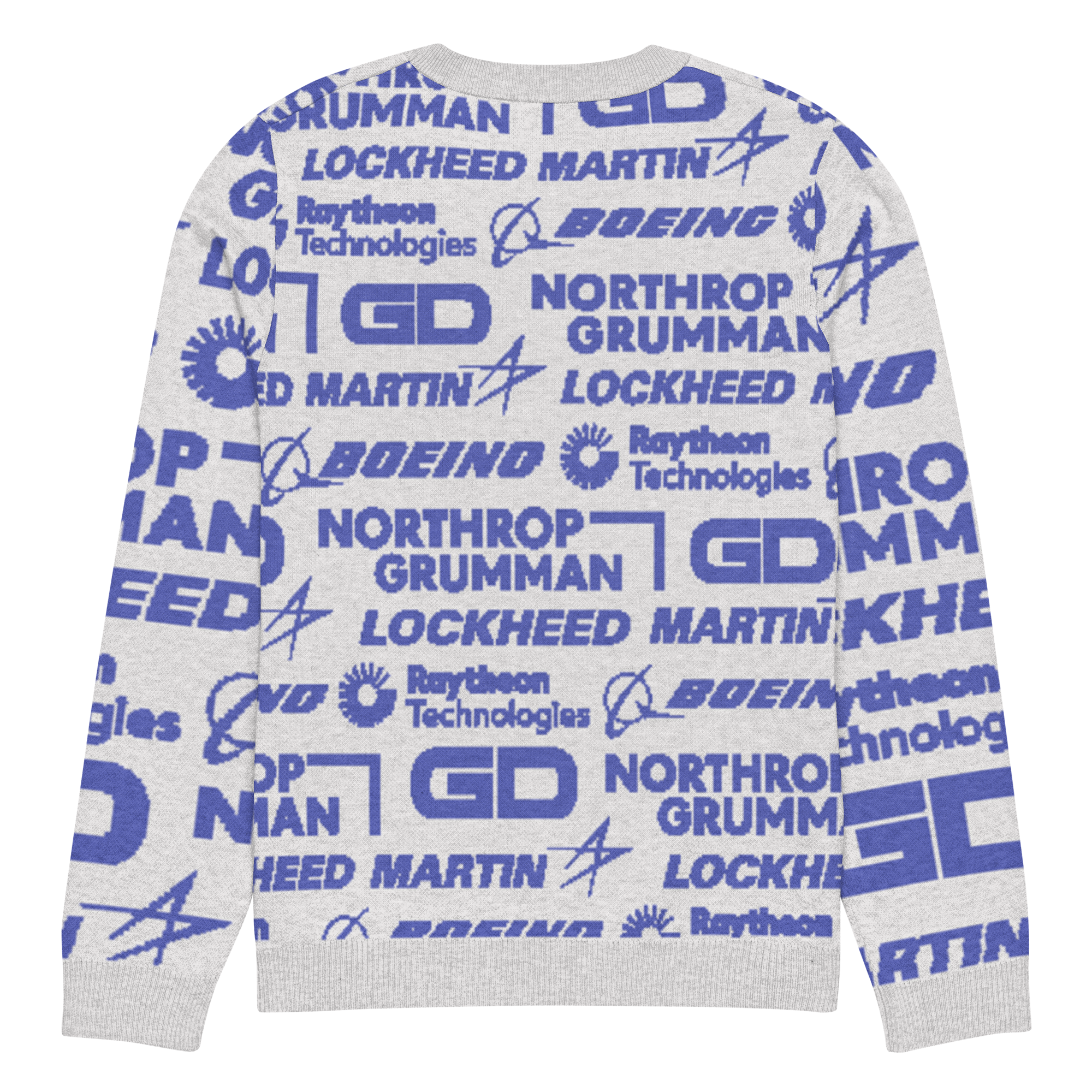 Military Industrial Complex Knit Sweater.