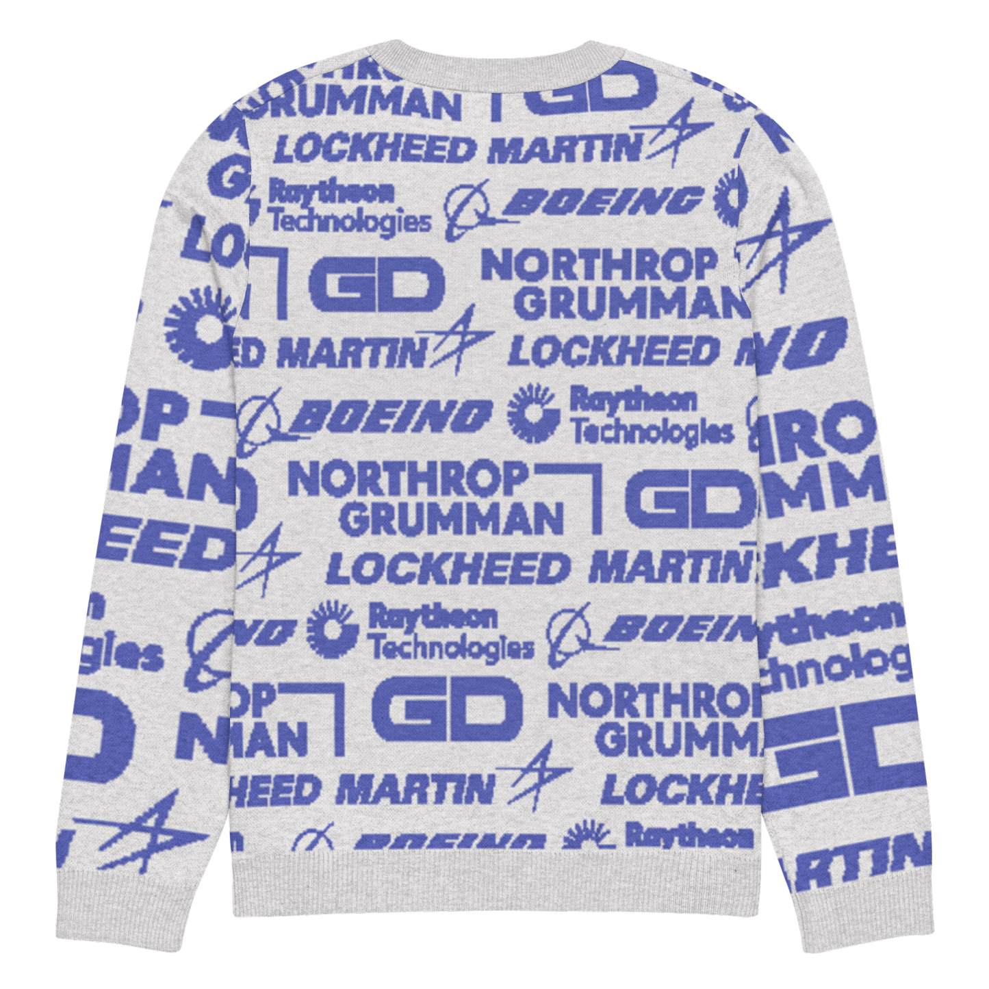 Military Industrial Complex Knit Sweater.