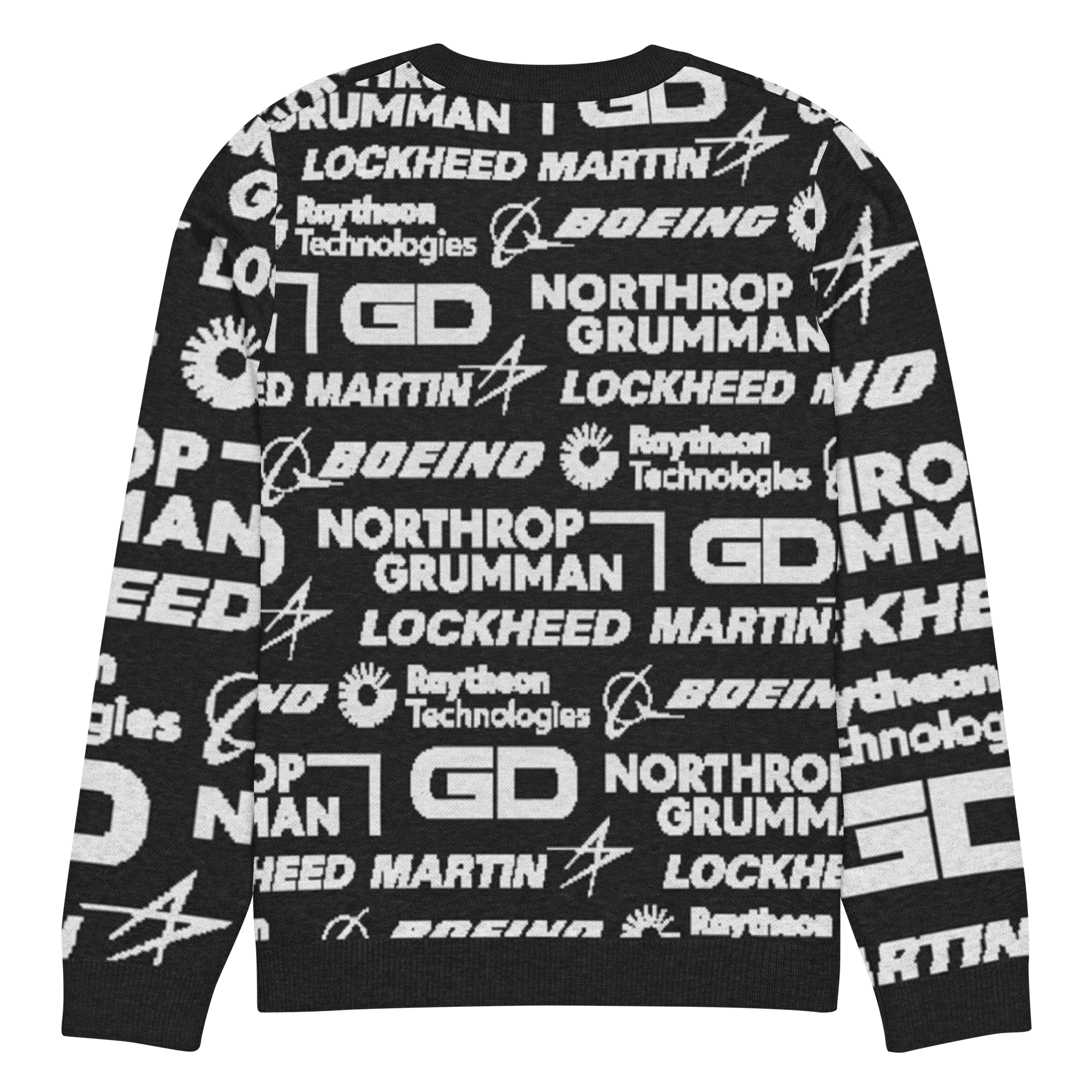 Military Industrial Complex Knit Sweater.