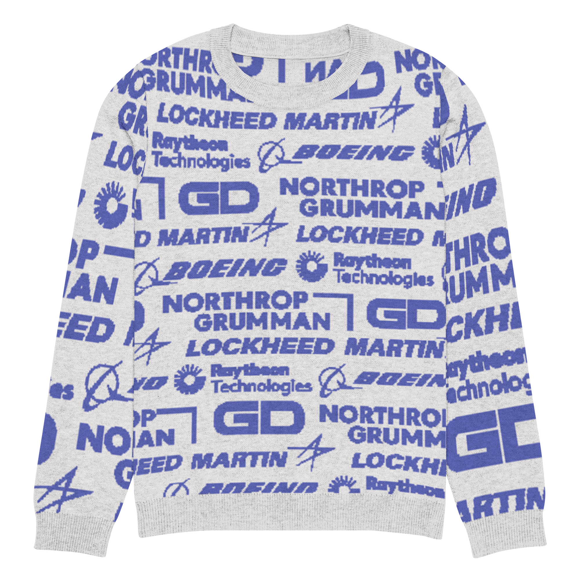 Military Industrial Complex Knit Sweater.