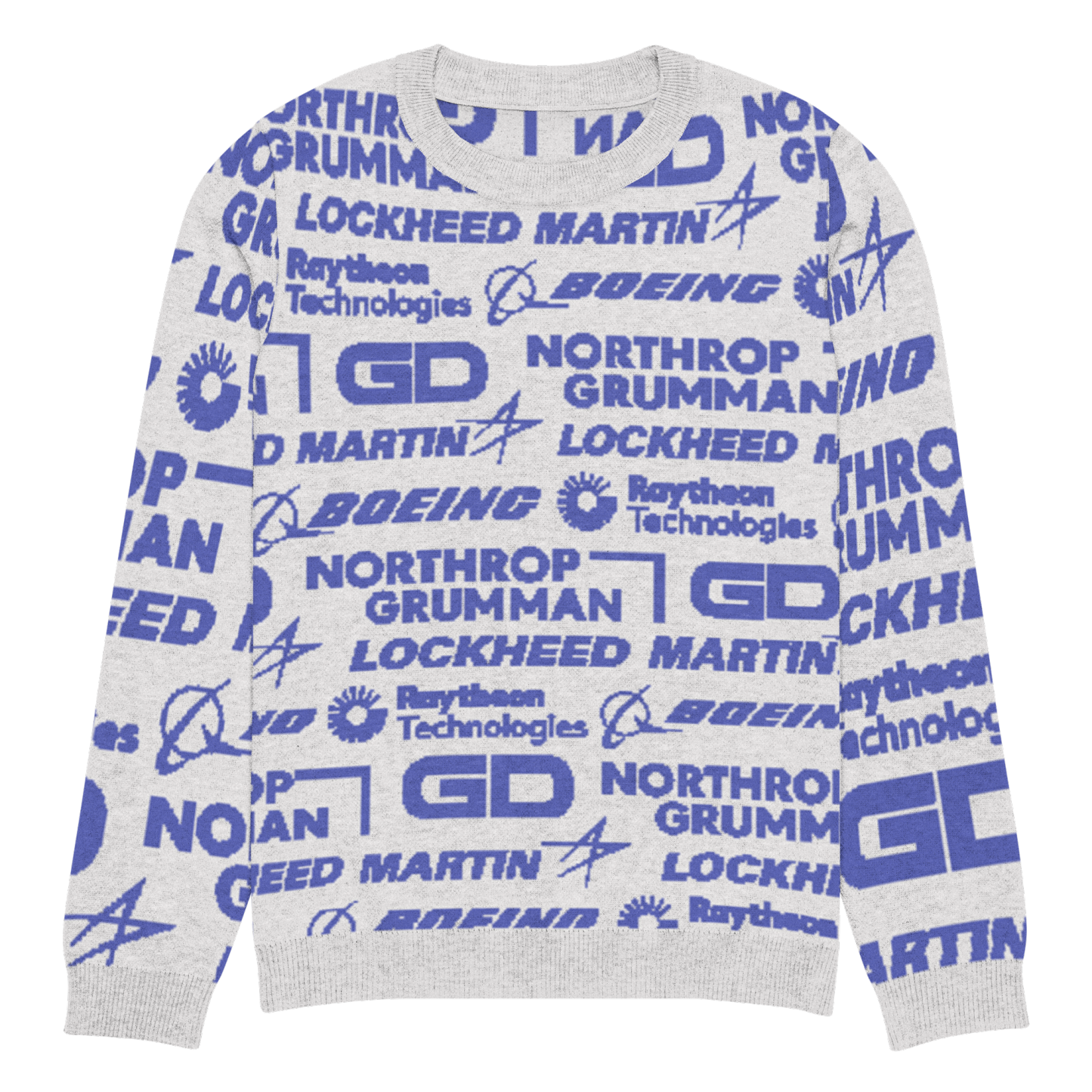 Military Industrial Complex Knit Sweater.