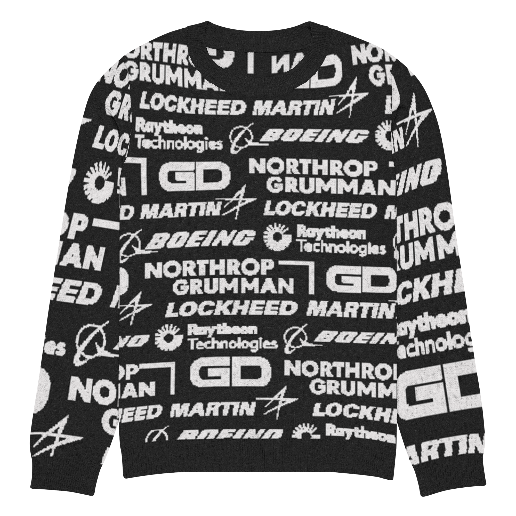 Military Industrial Complex Knit Sweater.