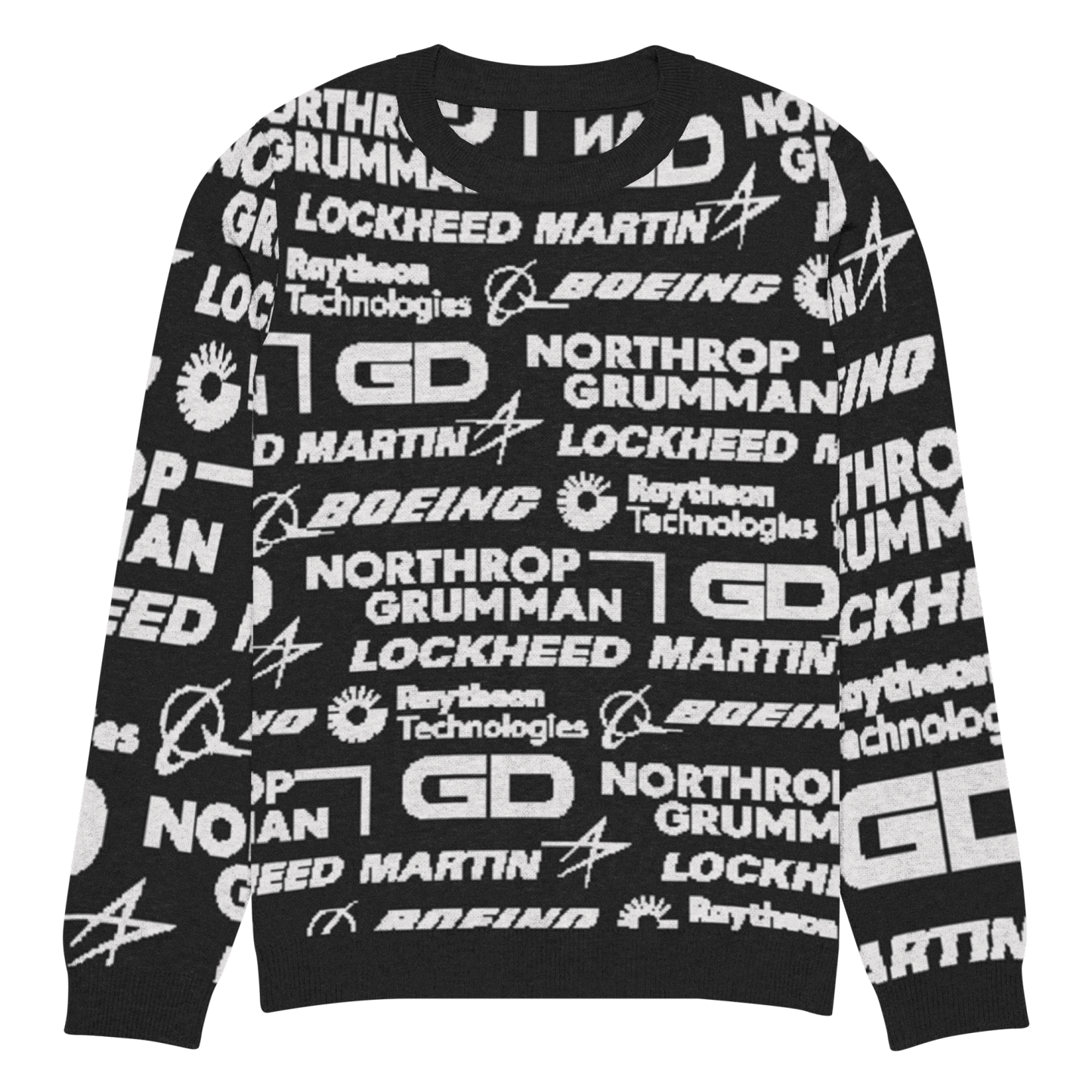 Military Industrial Complex Knit Sweater.