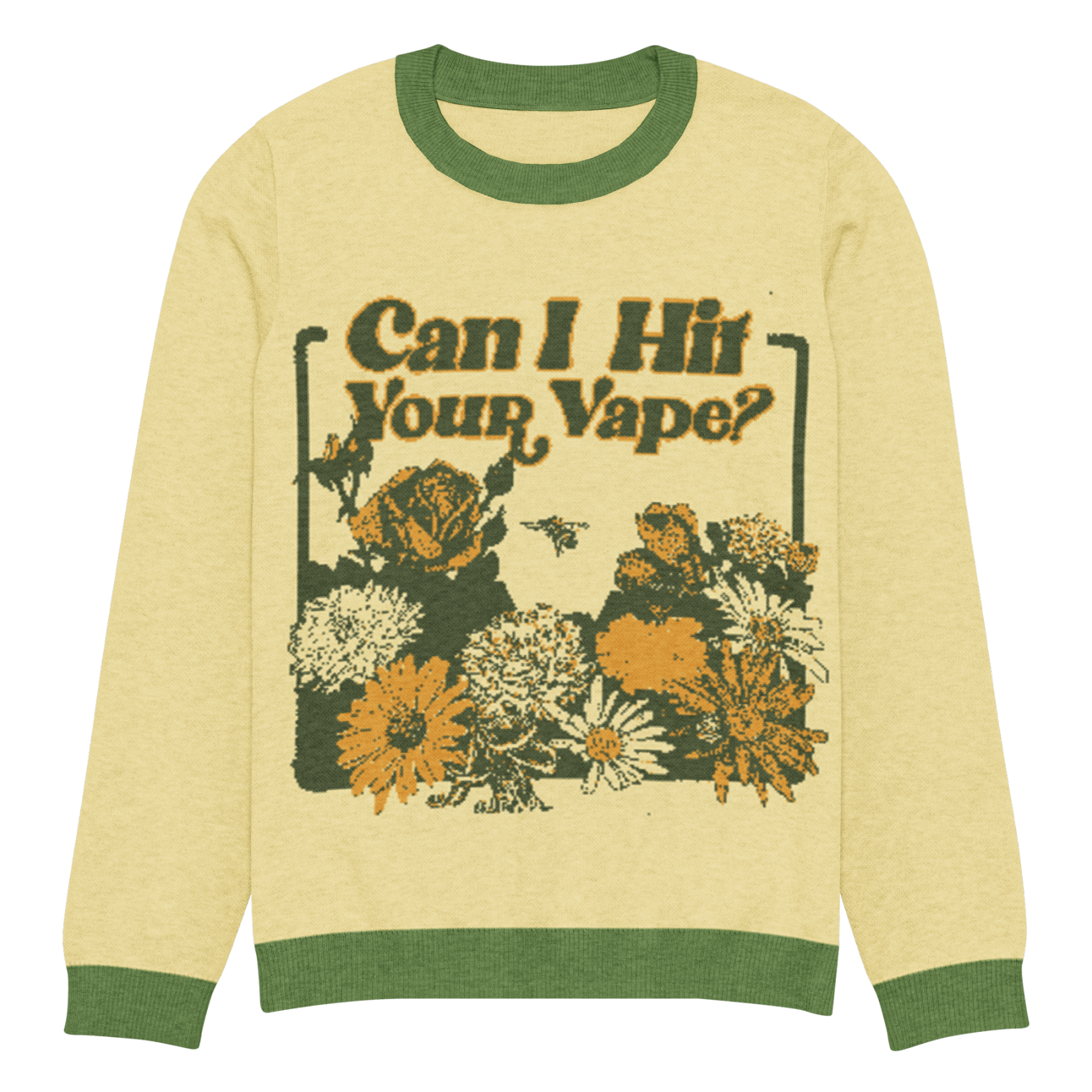 Can I Hit Your Vape Knitted Sweater.