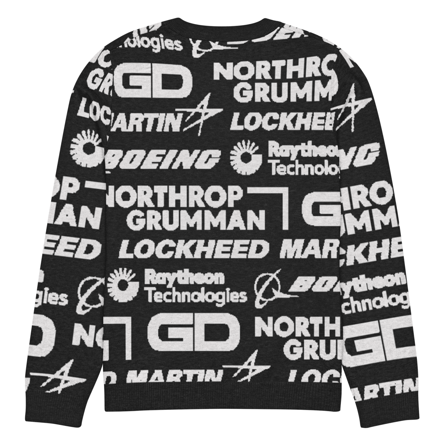 Military Industrial Complex Knit Sweater.