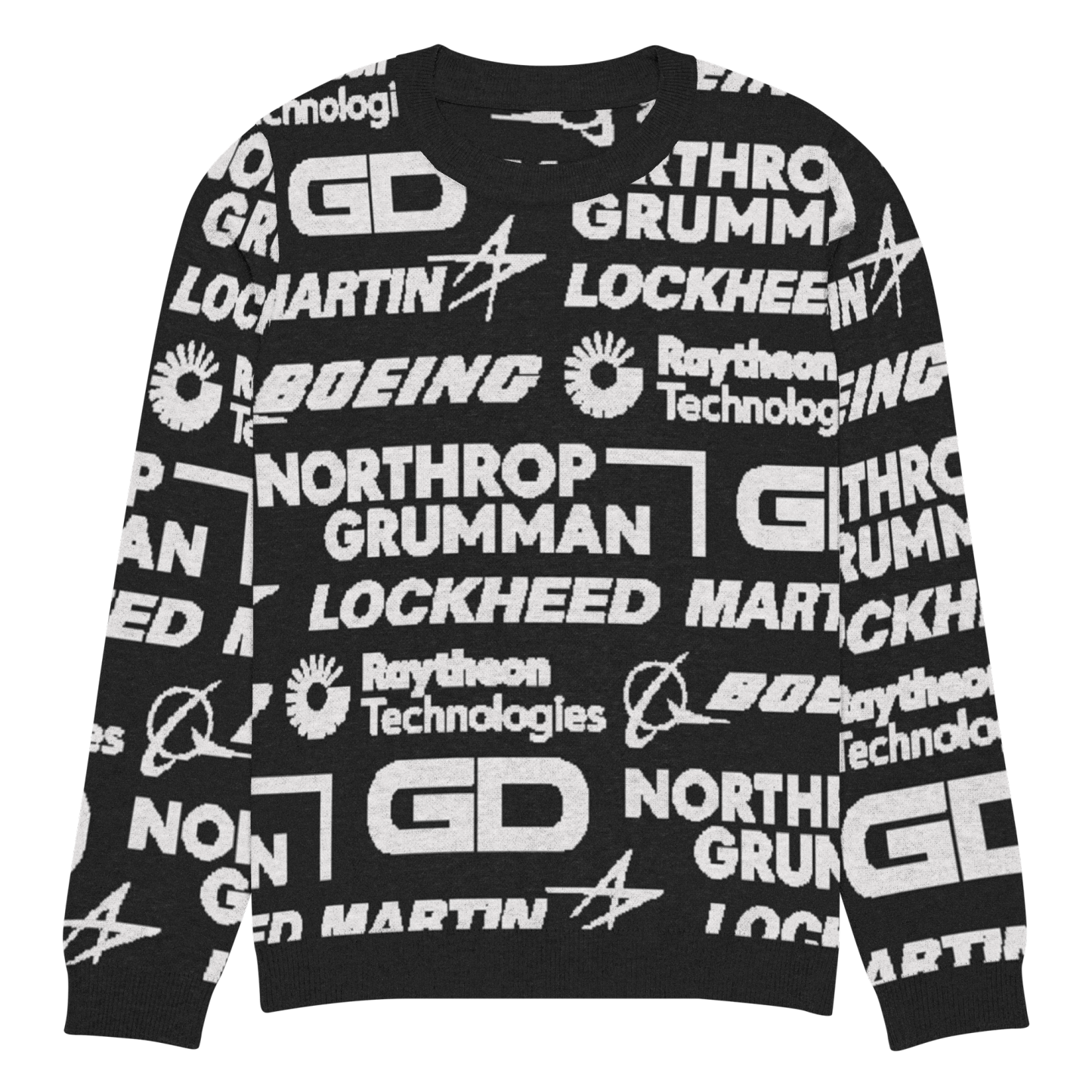 Military Industrial Complex Knit Sweater.