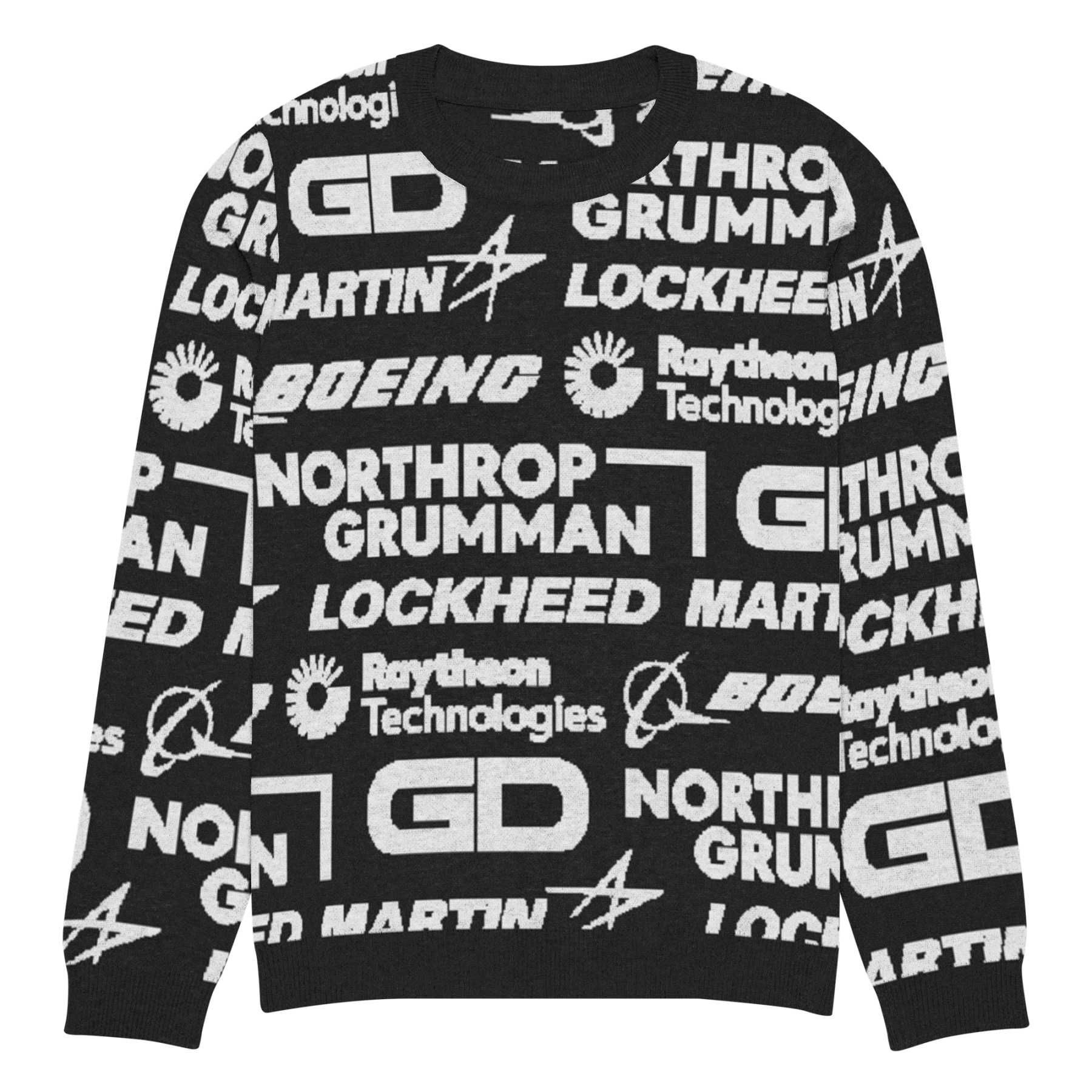 Military Industrial Complex Knit Sweater.