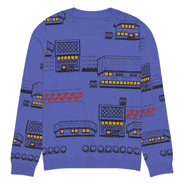 Cerulean City At Night Knit Sweater