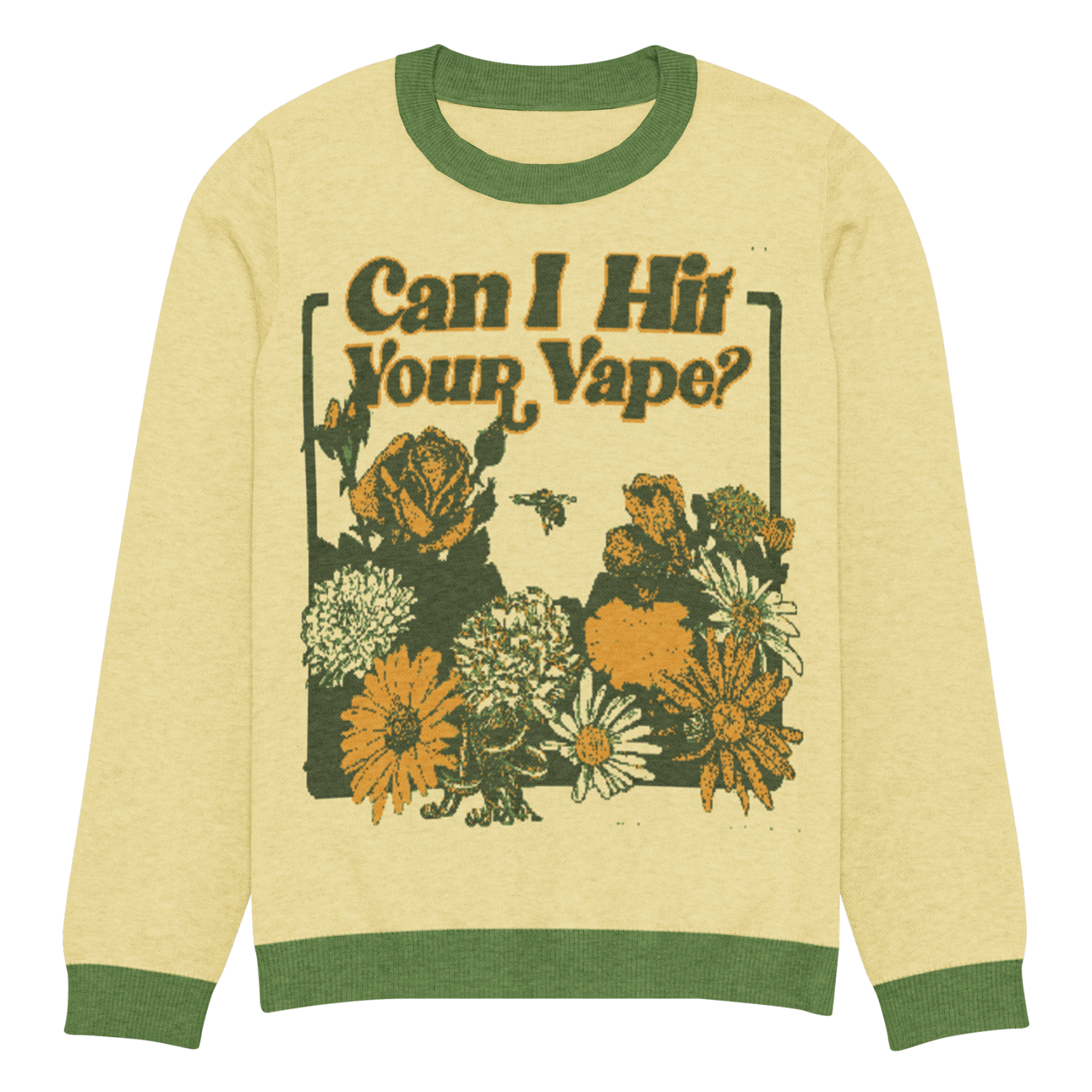 Can I Hit Your Vape Knitted Sweater.