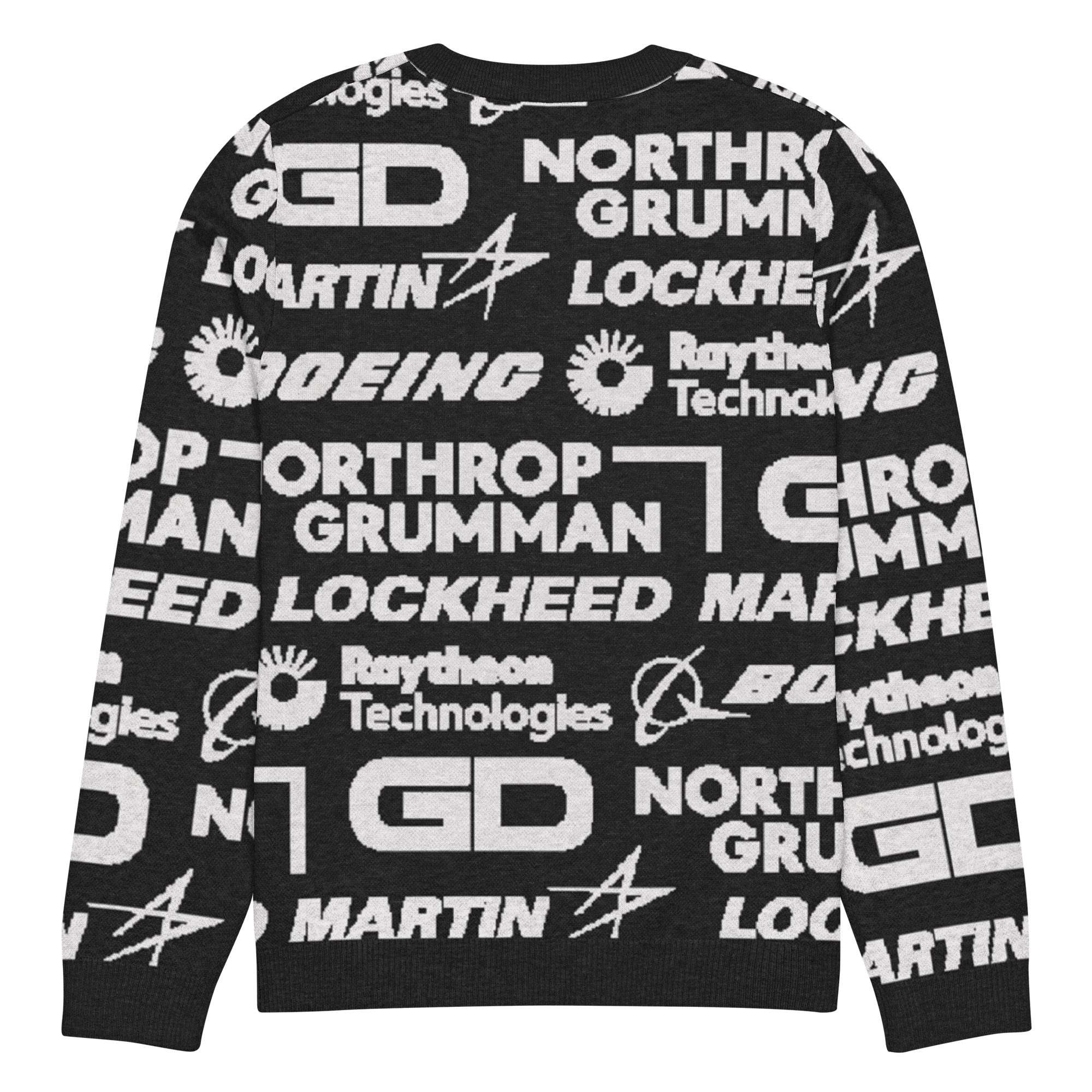 Military Industrial Complex Knit Sweater.