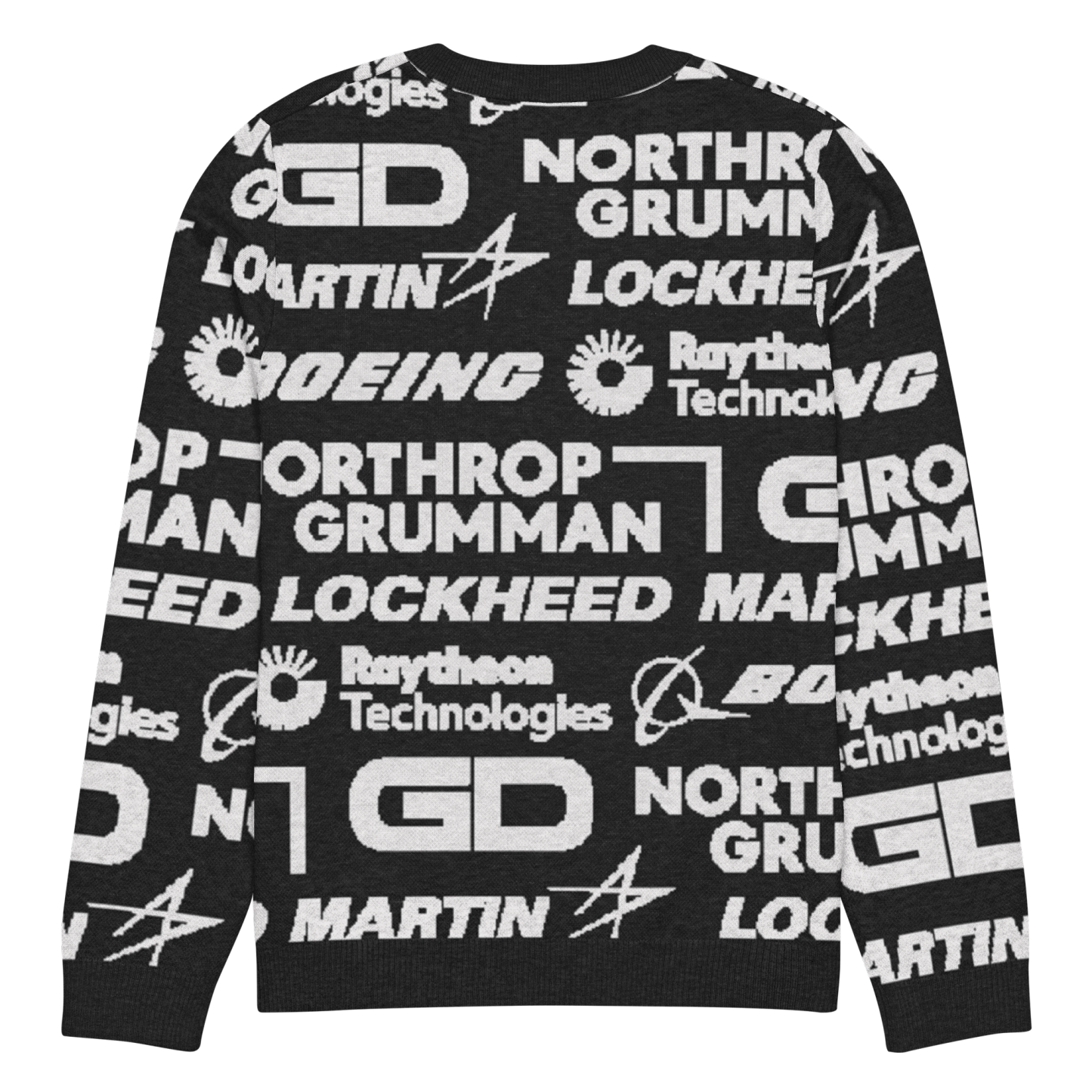 Military Industrial Complex Knit Sweater.