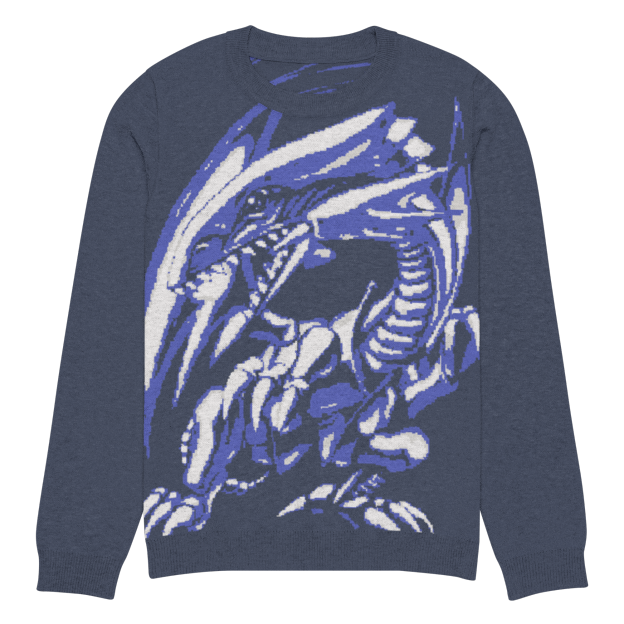 Blue Eyes, White Dragon Knit Sweater.