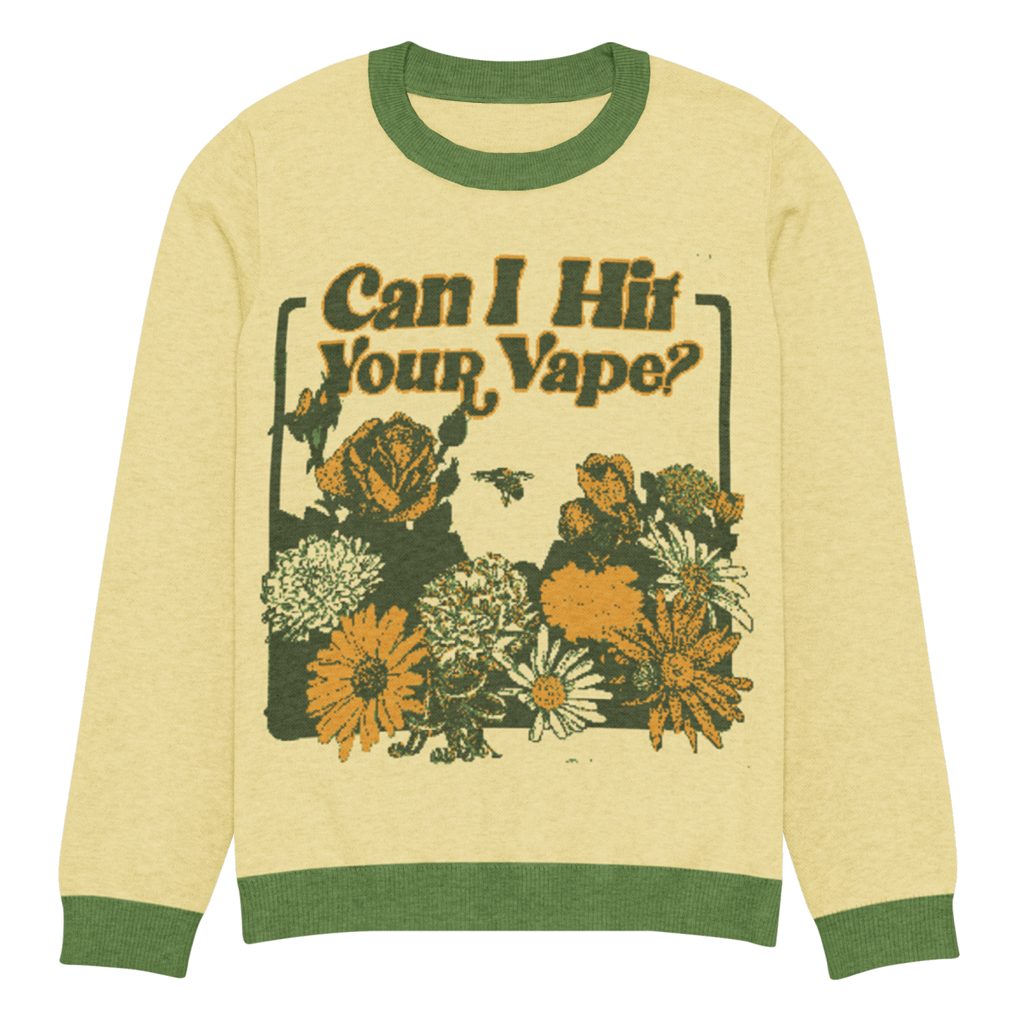 Can I Hit Your Vape Knitted Sweater.