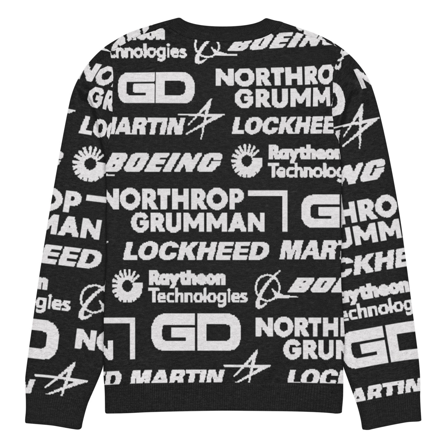 Military Industrial Complex Knit Sweater.