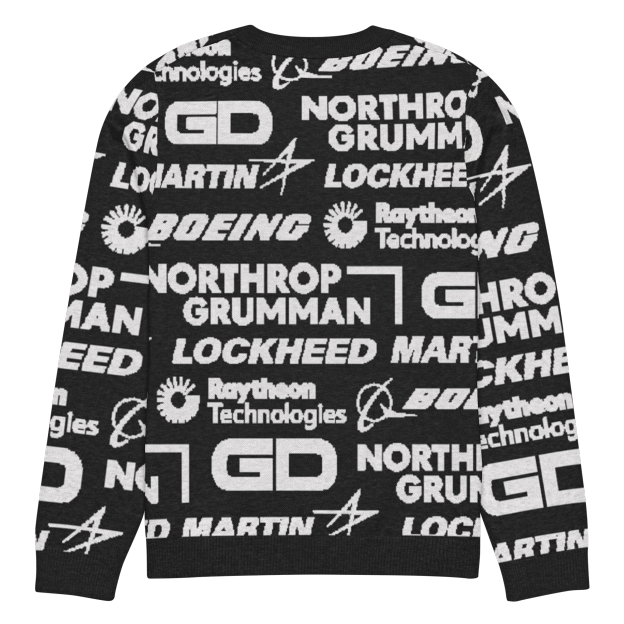 Military Industrial Complex Knit Sweater.