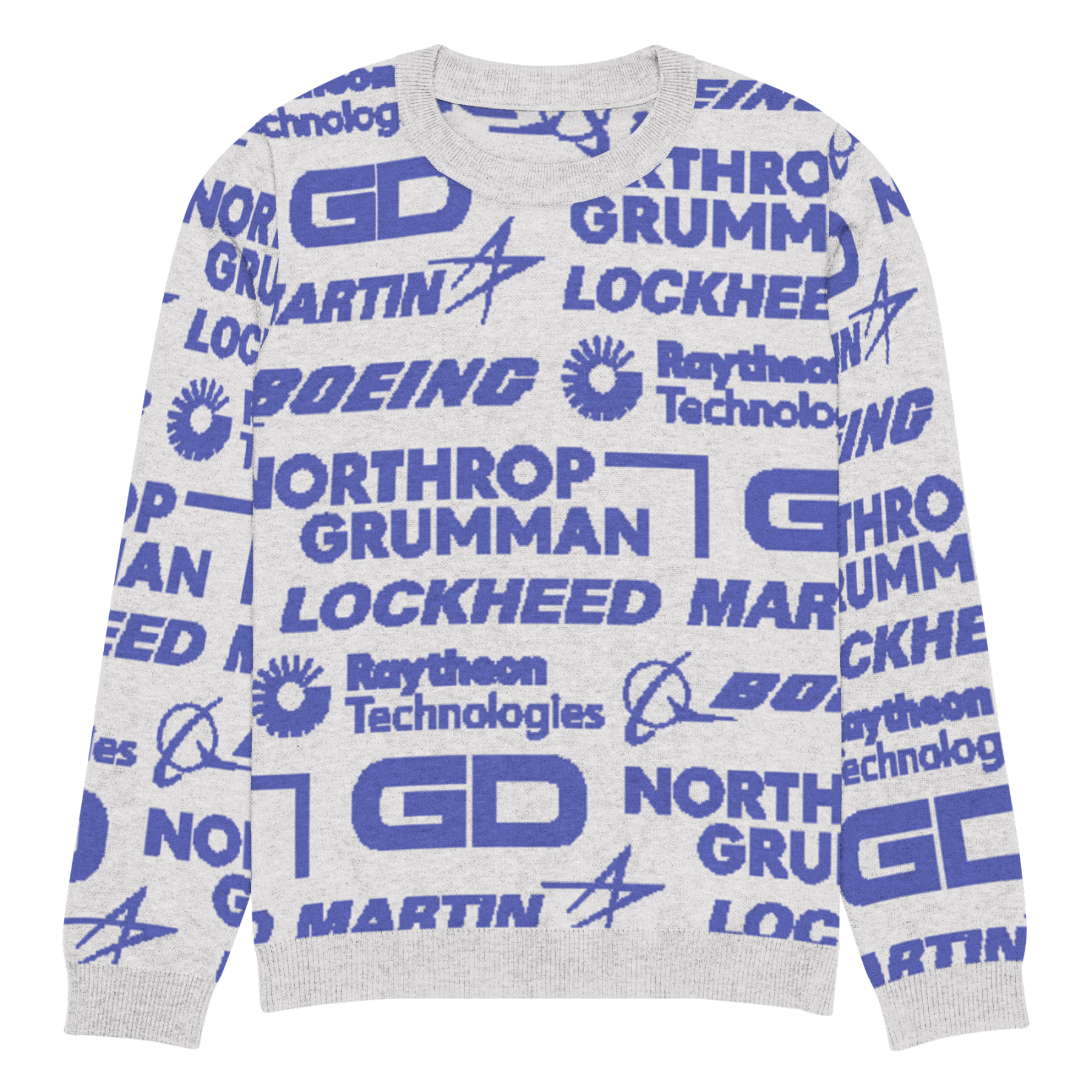 Military Industrial Complex Knit Sweater.