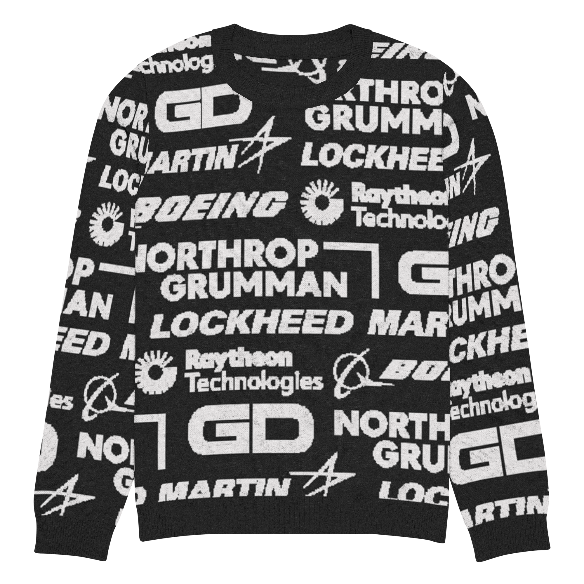 Military Industrial Complex Knit Sweater.