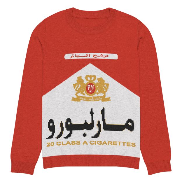 Arabic Cigarette Knit Sweater