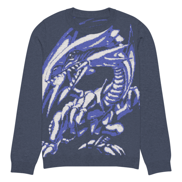 Blue Eyes, White Dragon Knit Sweater.