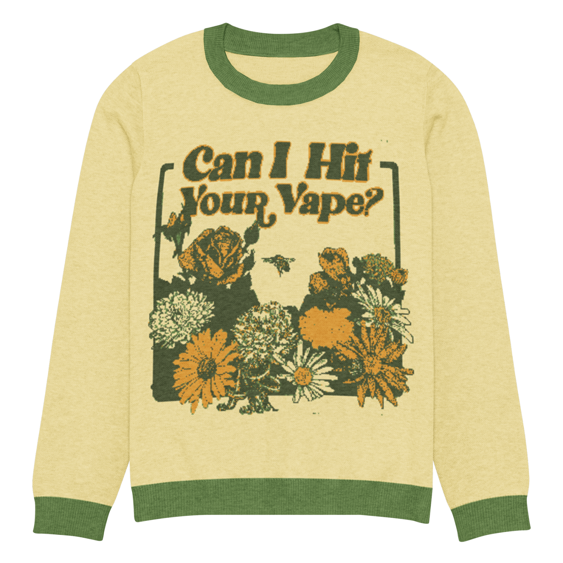 Can I Hit Your Vape Knitted Sweater.