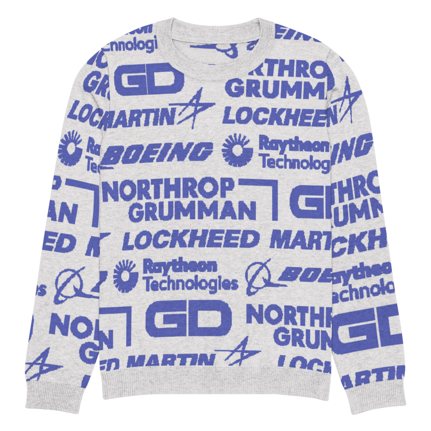 Military Industrial Complex Knit Sweater.