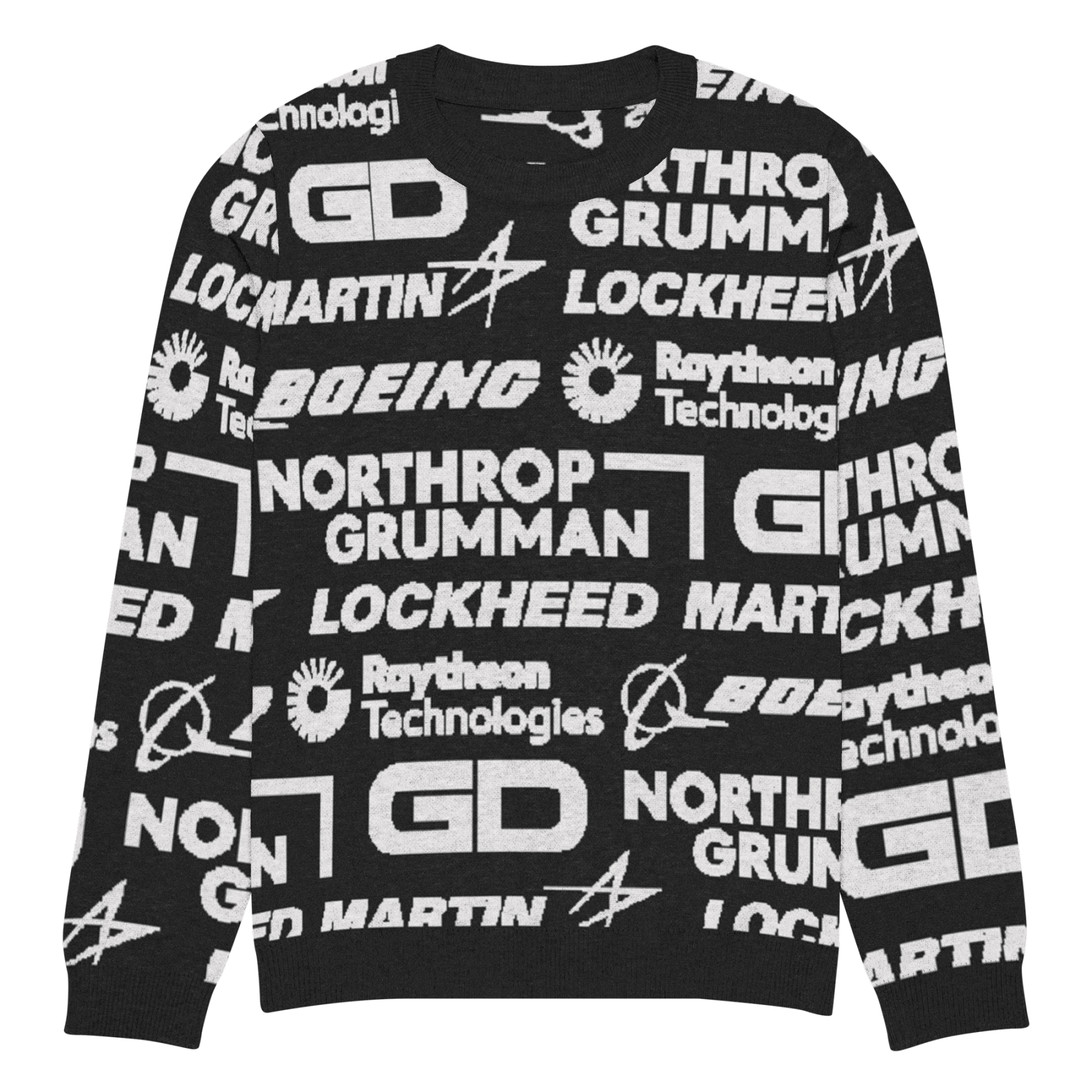 Military Industrial Complex Knit Sweater.