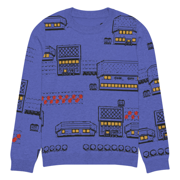 Cerulean City At Night Knit Sweater