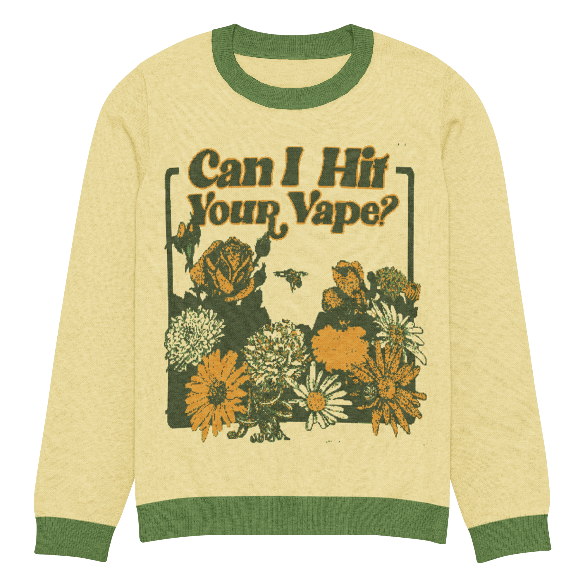 Can I Hit Your Vape Knitted Sweater.