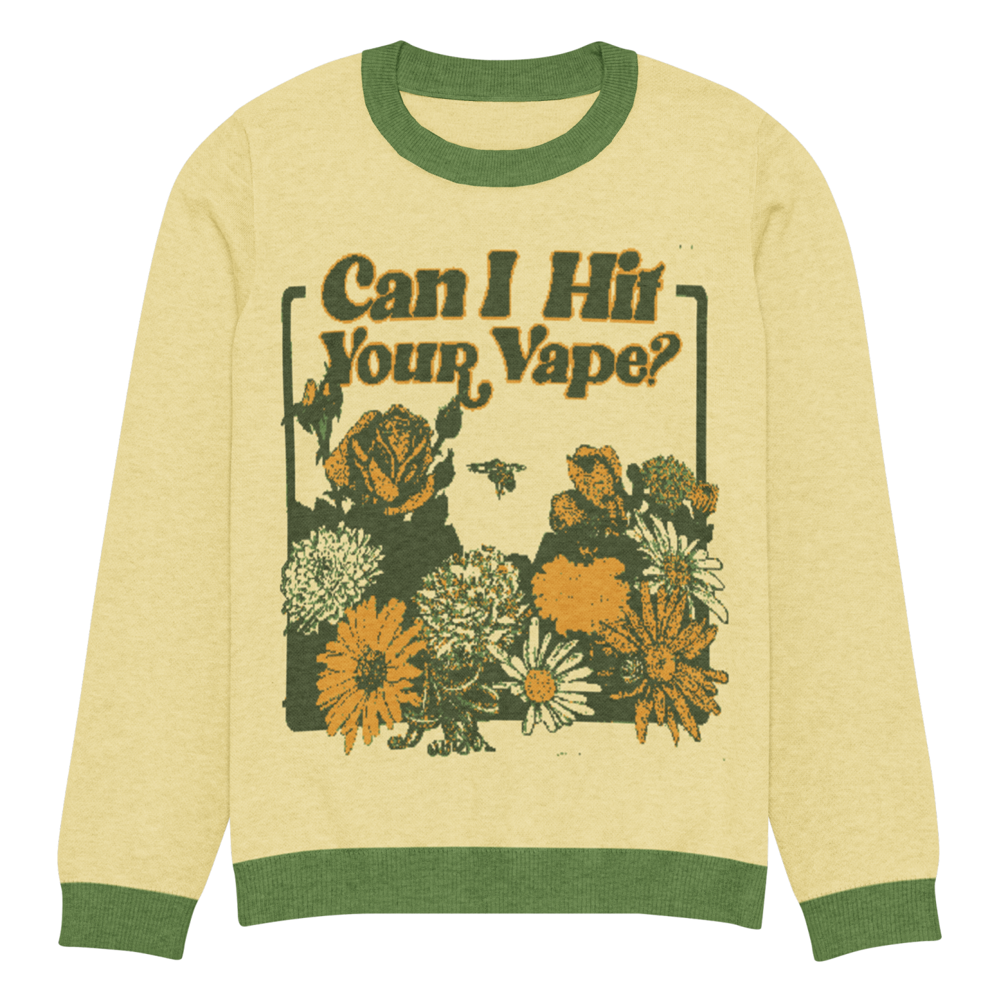 Can I Hit Your Vape Knitted Sweater.