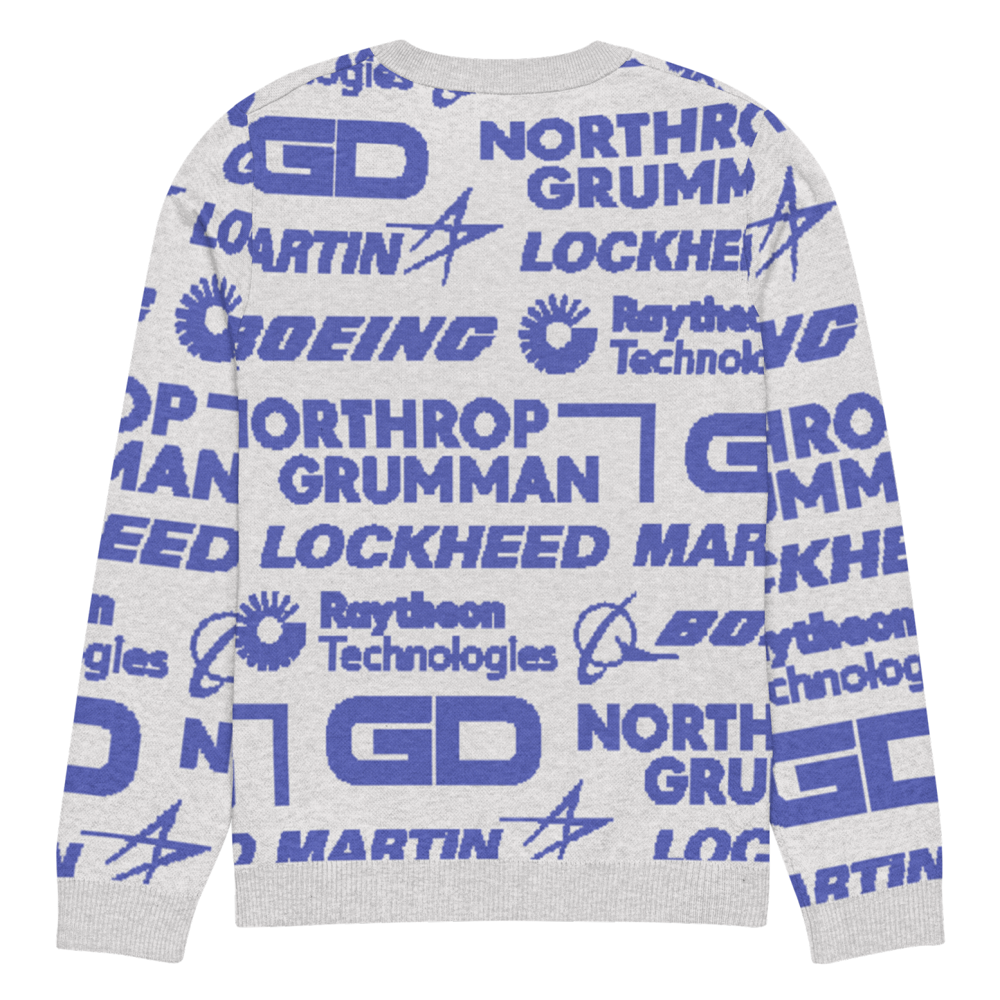 Military Industrial Complex Knit Sweater.