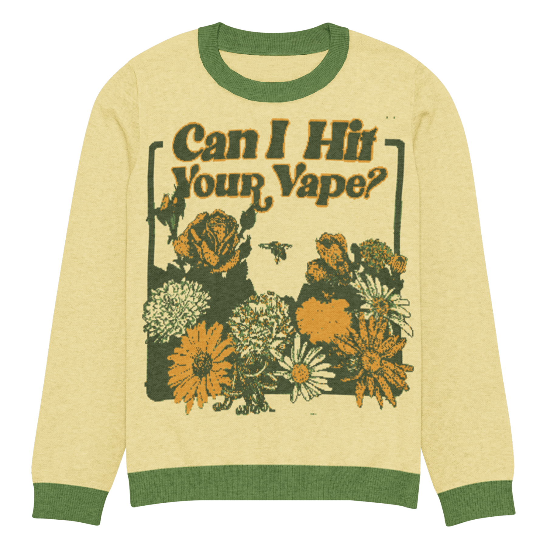 Can I Hit Your Vape Knitted Sweater.