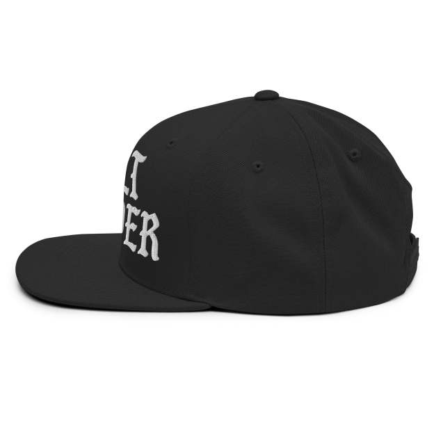 Embroidered Cult Leader Snapback Hat